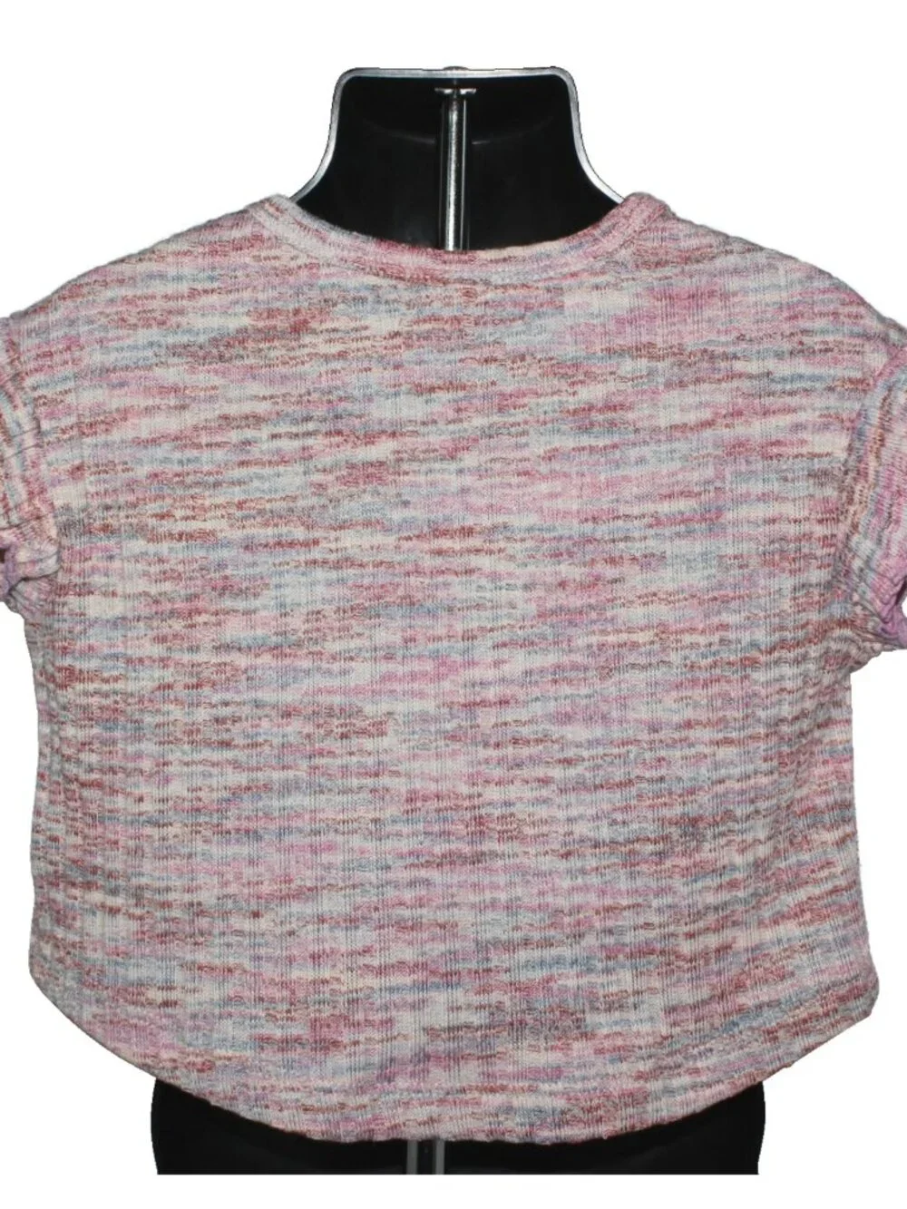 Old Navy Toddler Girls' Space Dye Ruffle-Sleeve Cotton-Blend T-Shirt 583840